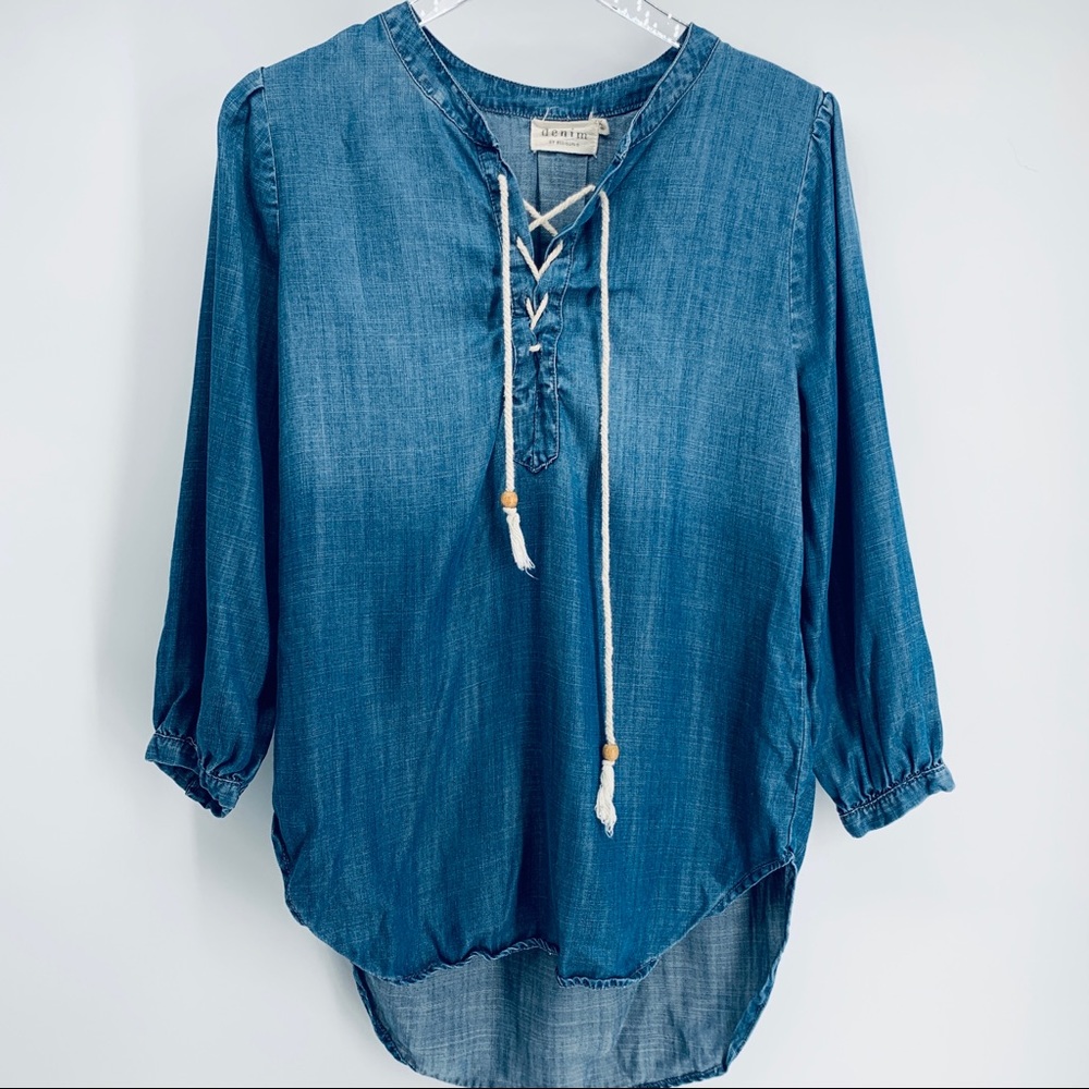 NWOT Denim by Ellison Women’s Denim Top Size Medium